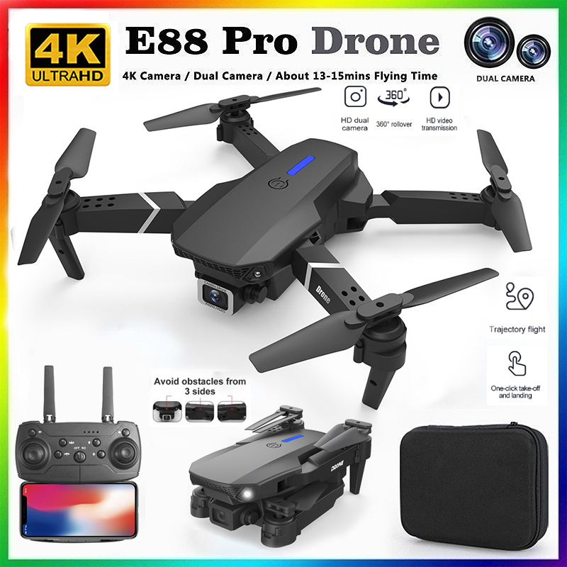 Drone Racing Camera - 2026 NOVO E88 Drone RC Profissional