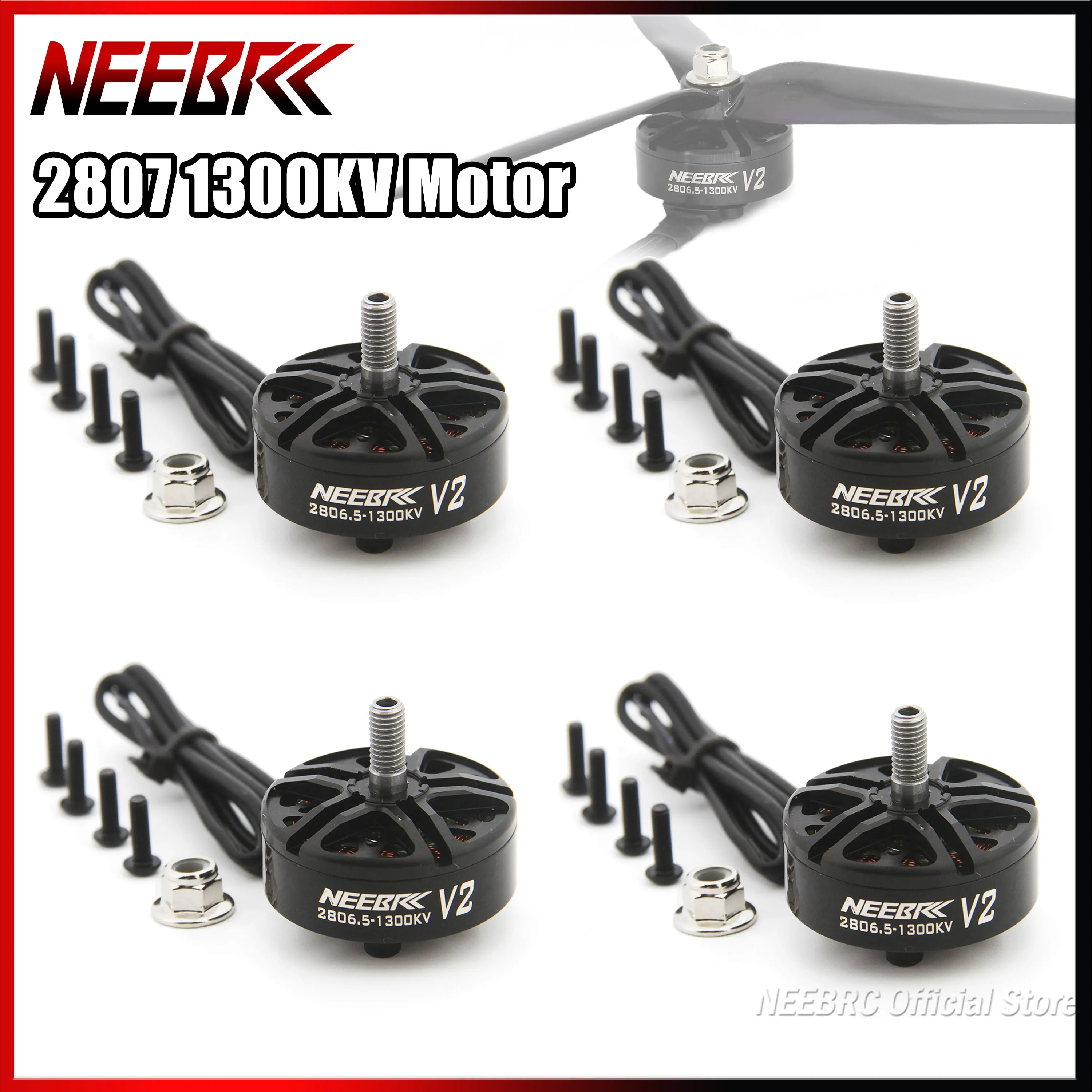 Drone Racing Esc - 4 pces neebrc 2807 2806.5 1300kv
