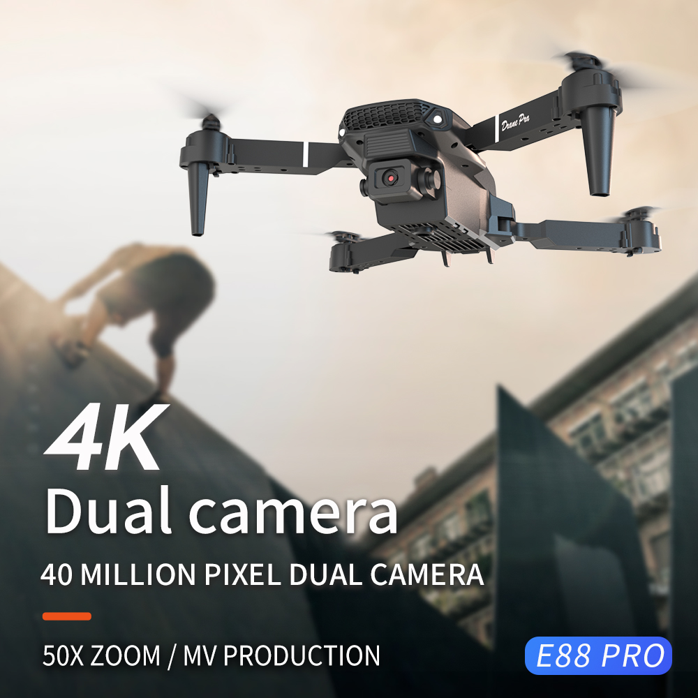 2026 NOVO E88 Drone RC Profiss - Drone Racing Camera avaliação e preço