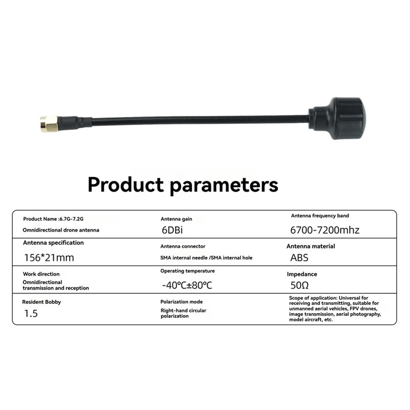 [NOVO! A25P】 Antena SMA de 6.7 - Drone Racing Antenna avaliação e preço